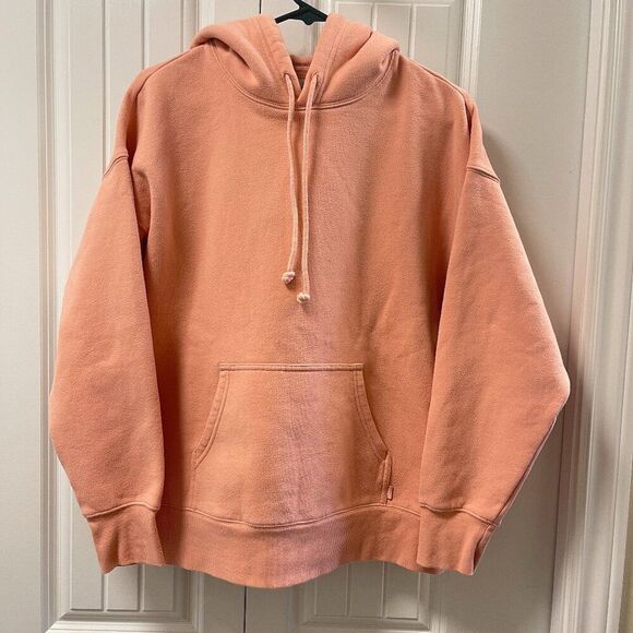 NWOT TNA Aritzia Cozy SweatFleece Boyfriend Hoodie Pink - Picture 3 of 10